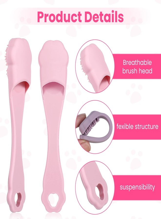 ADLABLD 8 Pack Silicone Dog & Cat Finger Toothbrush Kit, Food Grade Toothbrush for Dog, Safe, Non-Toxic, Easy Teeth Cleaning, Prevents Bad Breath & Oral Inflammation - Image 5